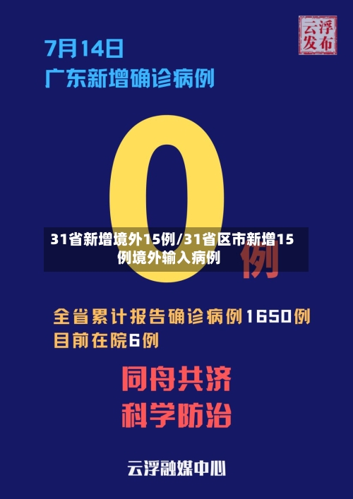 31省新增境外15例/31省区市新增15例境外输入病例