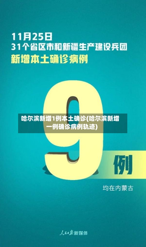 哈尔滨新增1例本土确诊(哈尔滨新增一例确诊病例轨迹)