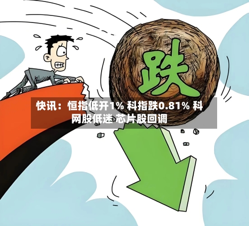 快讯：恒指低开1% 科指跌0.81% 科网股低迷 芯片股回调