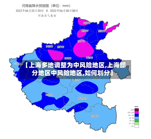 【上海多地调整为中风险地区,上海部分地区中风险地区,如何划分】