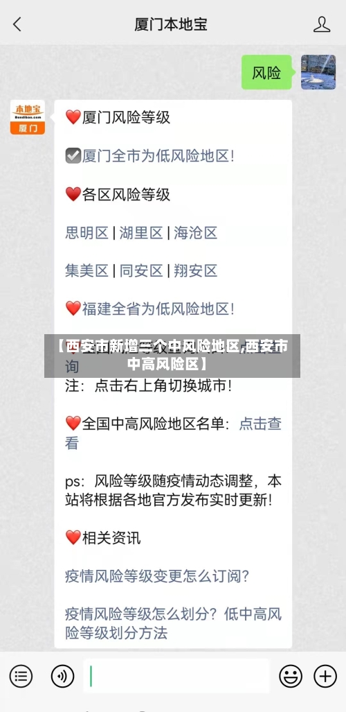 【西安市新增三个中风险地区,西安市中高风险区】