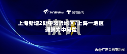 上海新增2处中风险地区/上海一地区调整为中风险