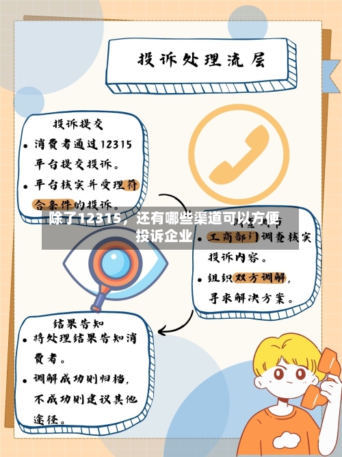 除了12315，还有哪些渠道可以方便投诉企业