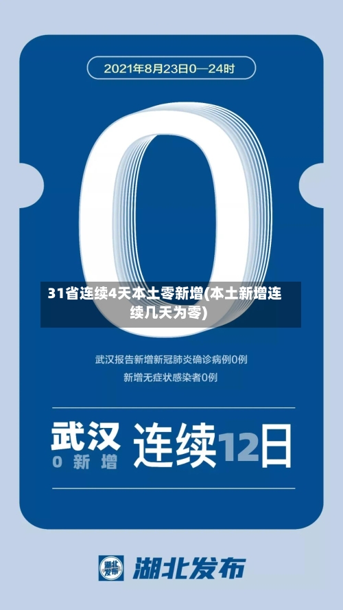 31省连续4天本土零新增(本土新增连续几天为零)