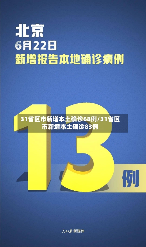 31省区市新增本土确诊68例/31省区市新增本土确诊83例