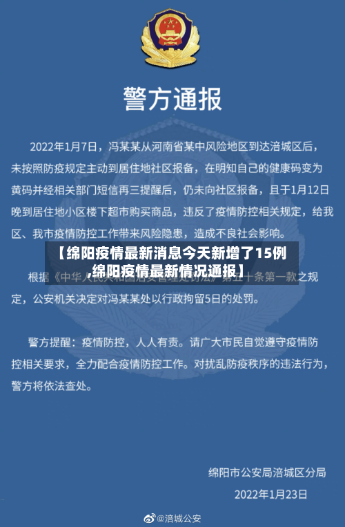 【绵阳疫情最新消息今天新增了15例,绵阳疫情最新情况通报】