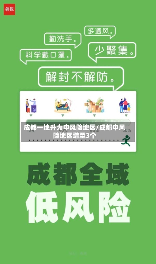 成都一地升为中风险地区/成都中风险地区增至3个